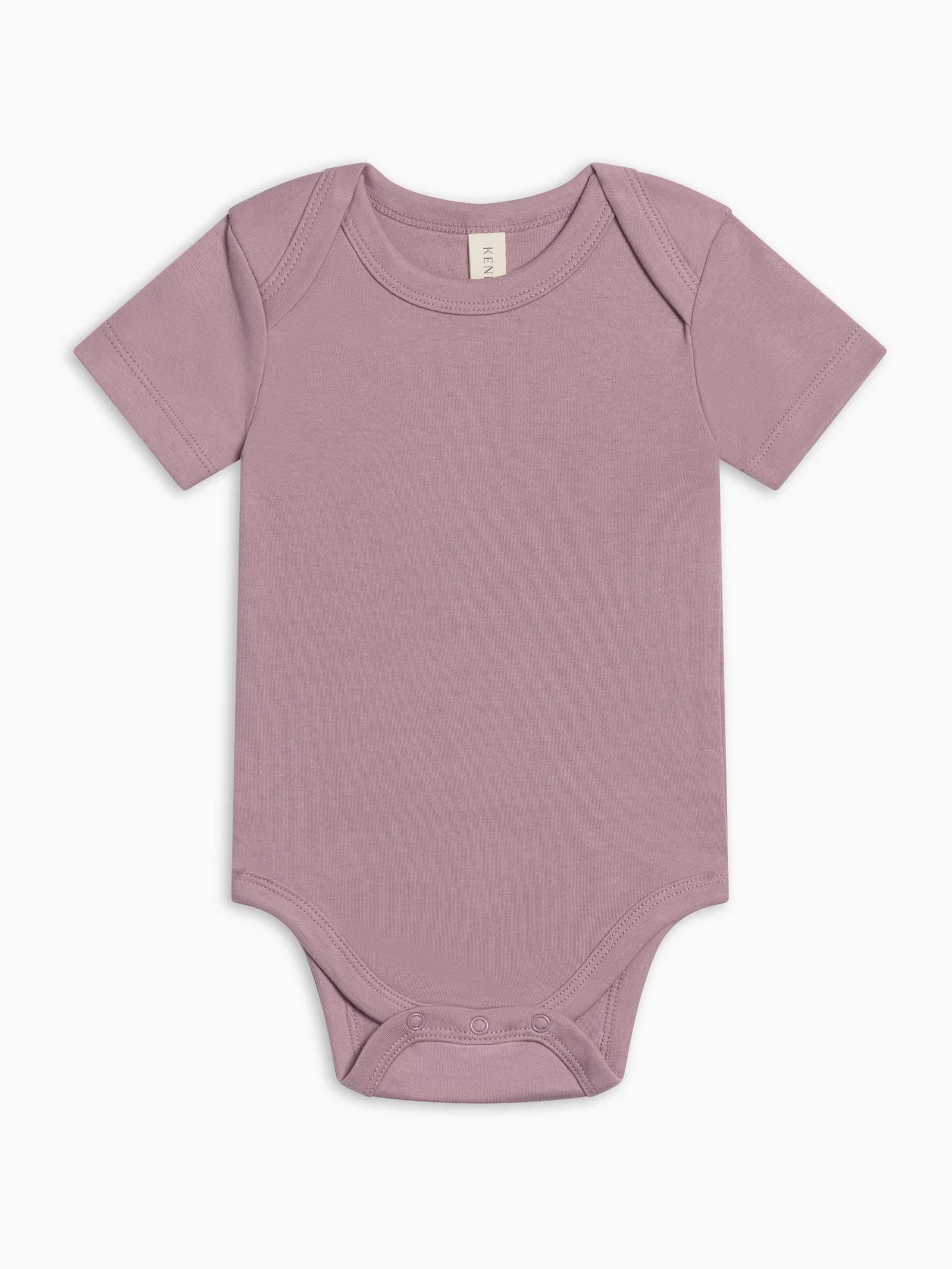 Image of Short Sleeve Bodysuit - Fog