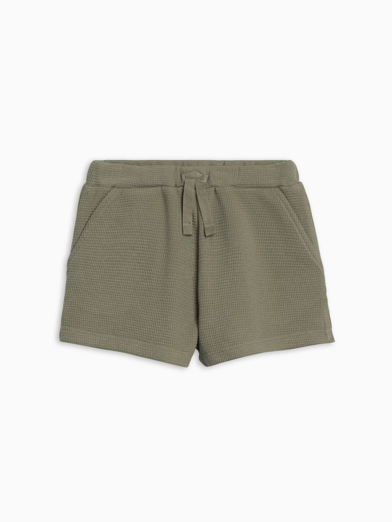 Image of Avery Waffle Shorts - Fern