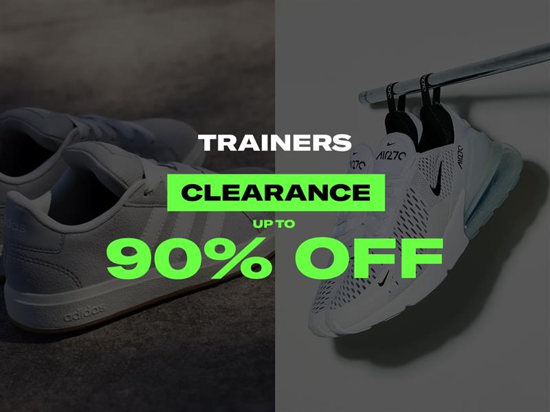 Trainers clearance up to 90% off