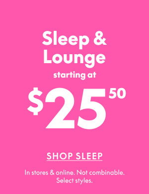 Sleep starting at $25.50