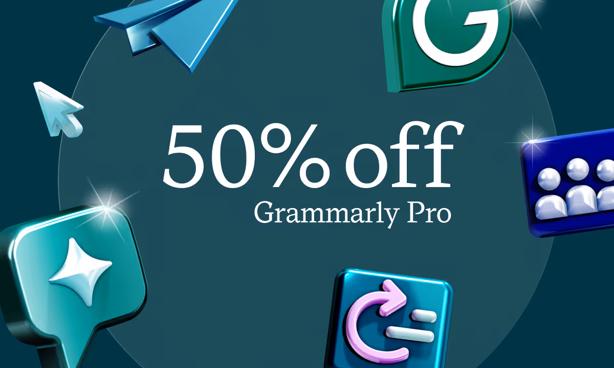 50% Grammarly Pro