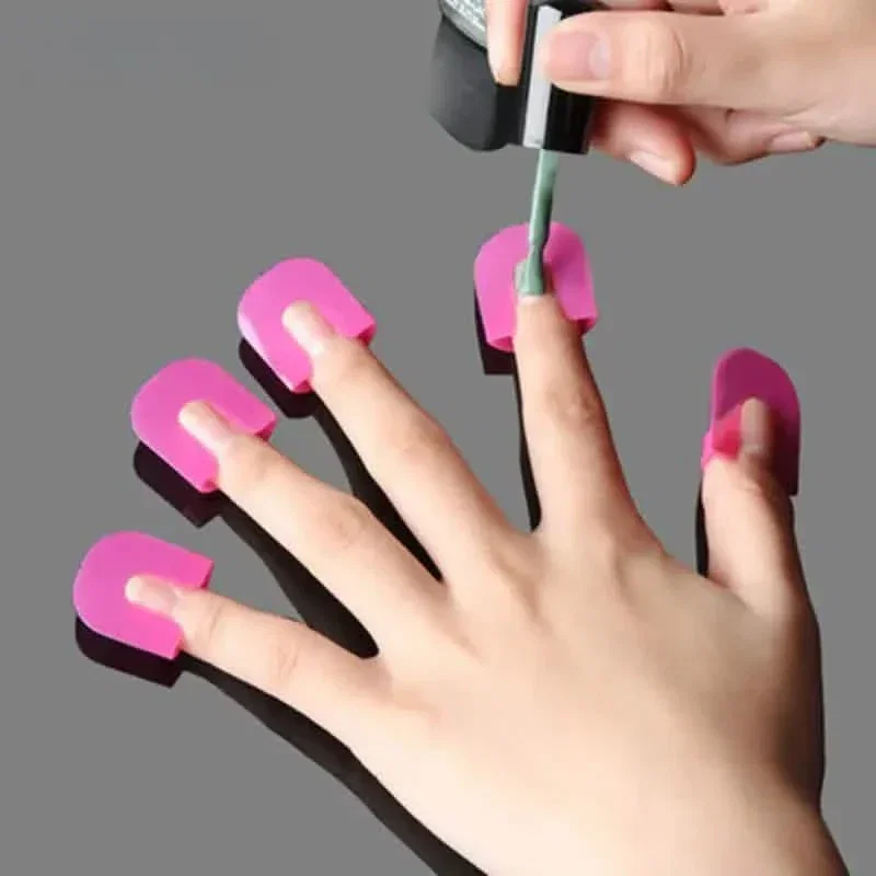 Image of 26-Pieces U Curve Shape 10 Sizes Nail Protector