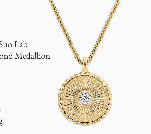 Mini Sun Lab Diamond Medallion