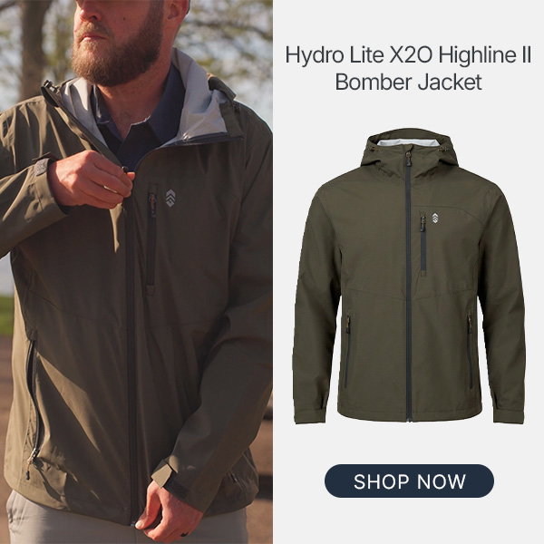 men's hydro lite x2o highline II bomber jacket