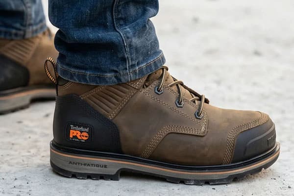Timberland Mens Pro Ballast 6 Inch Steel Toe Leather Work Boots