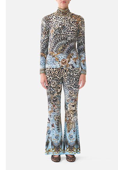 JERSEY FLARED PANT | FIESTA SIESTA REPEAT
