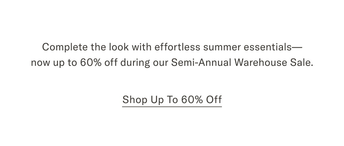Warehouse Sale