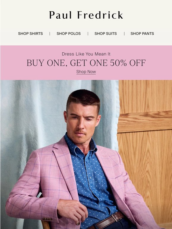 New sport coats in summer colors.