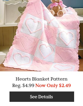 Hearts Blanket Pattern