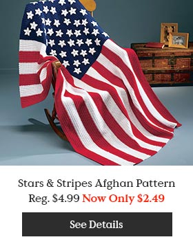 Stars & Stripes Afghan Pattern