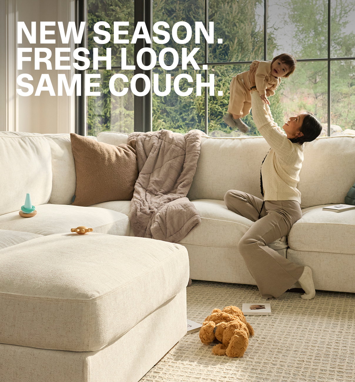 New Season. Fresh Look. Same Couch.