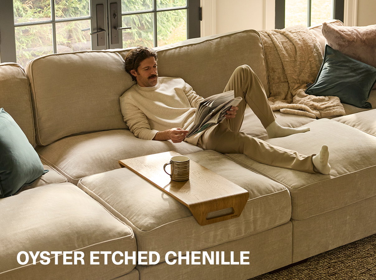 Oyster Etched Chenille