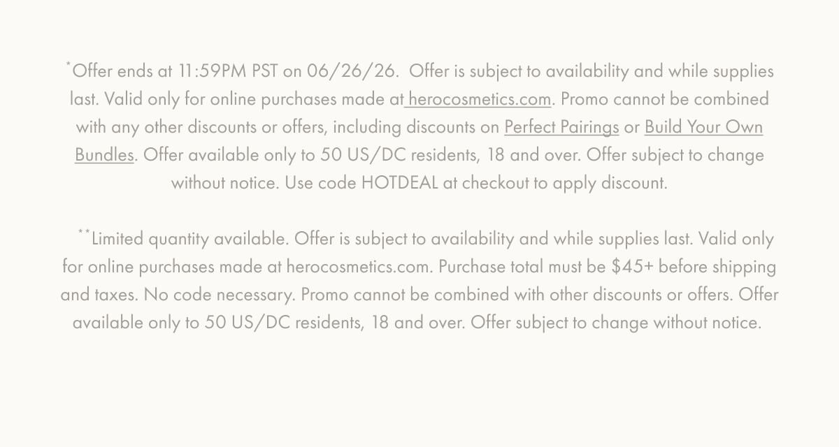 OFFER ENDS AT 11:59PM PST ON 6/26/26.