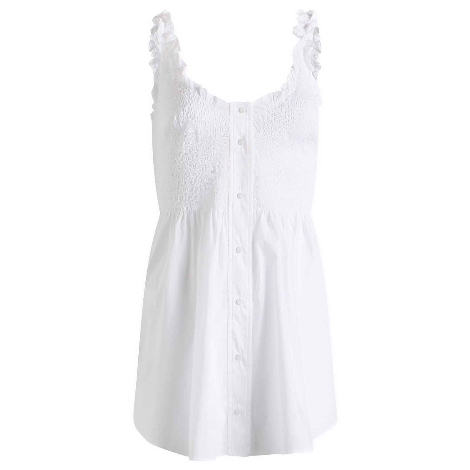 SKIMS Garment Washed Poplin Mini Dress