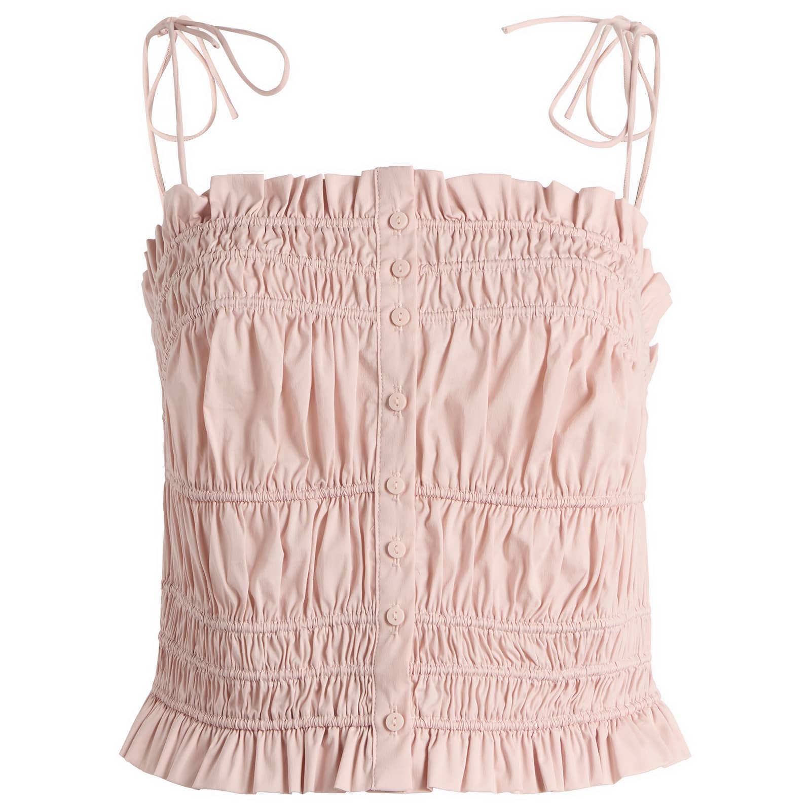 SKIMS Poplin Ruffle Cami