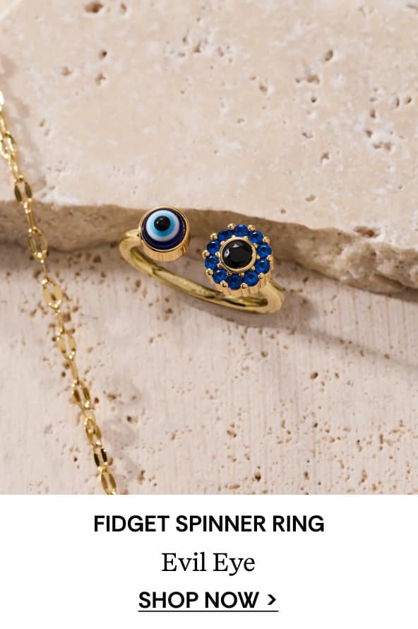 Shop Evil Eye Fidget Spinner Ring