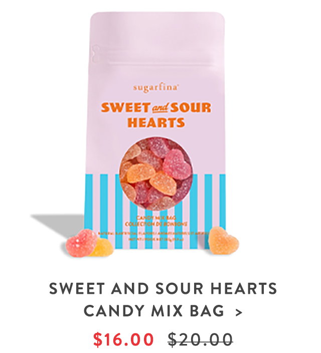 Sweet and Sour Hearts Candy Mix Bag