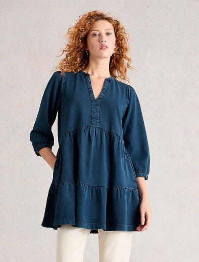 Shop Marta Indigo Tunic
