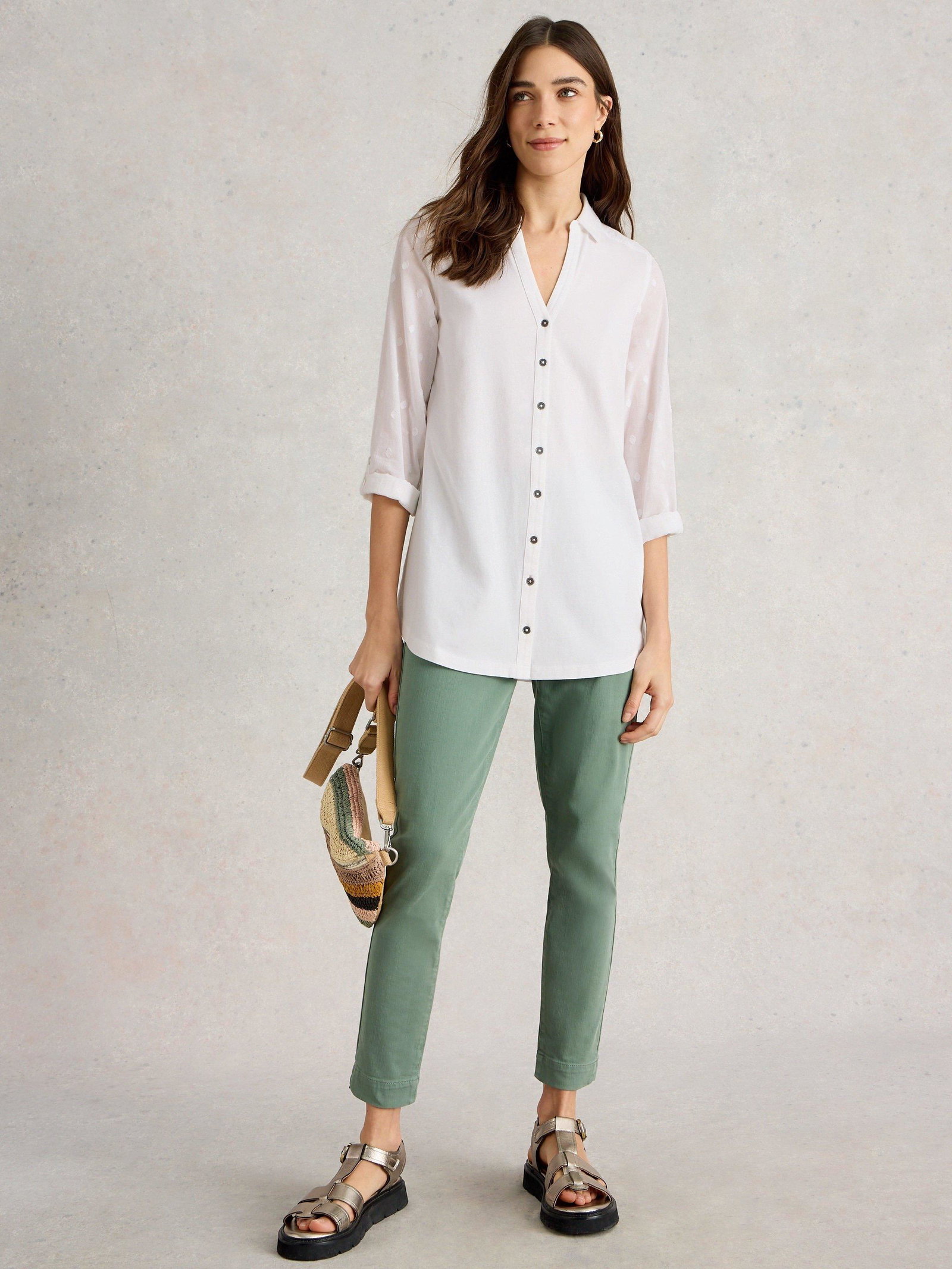 Shop Annie Mix Longline Shirt