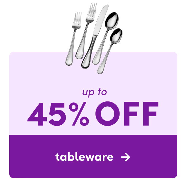 tableware clearout