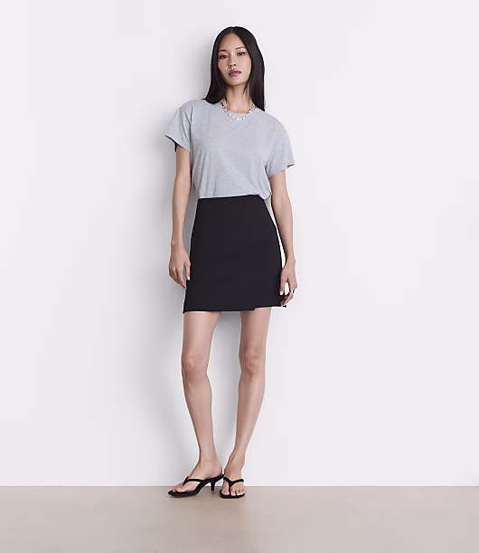 LOFT Versa Relaxed Jersey Crew Tee