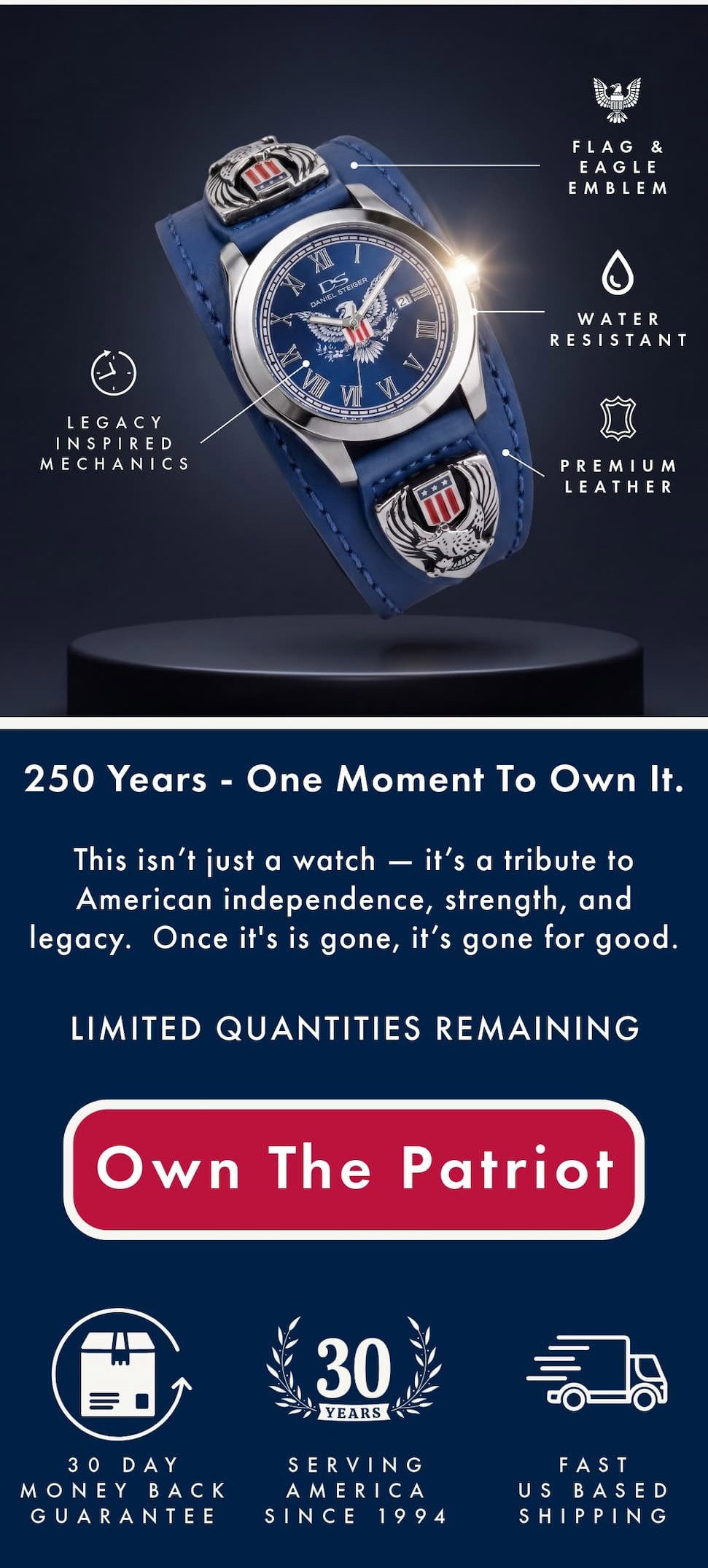 250 Years. One Moment To Own It