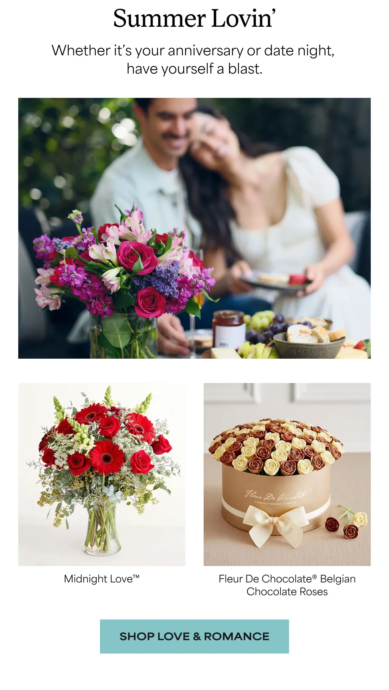 Summer Lovin' | Whether it's your anniversary or date night, have yourself a blast.
