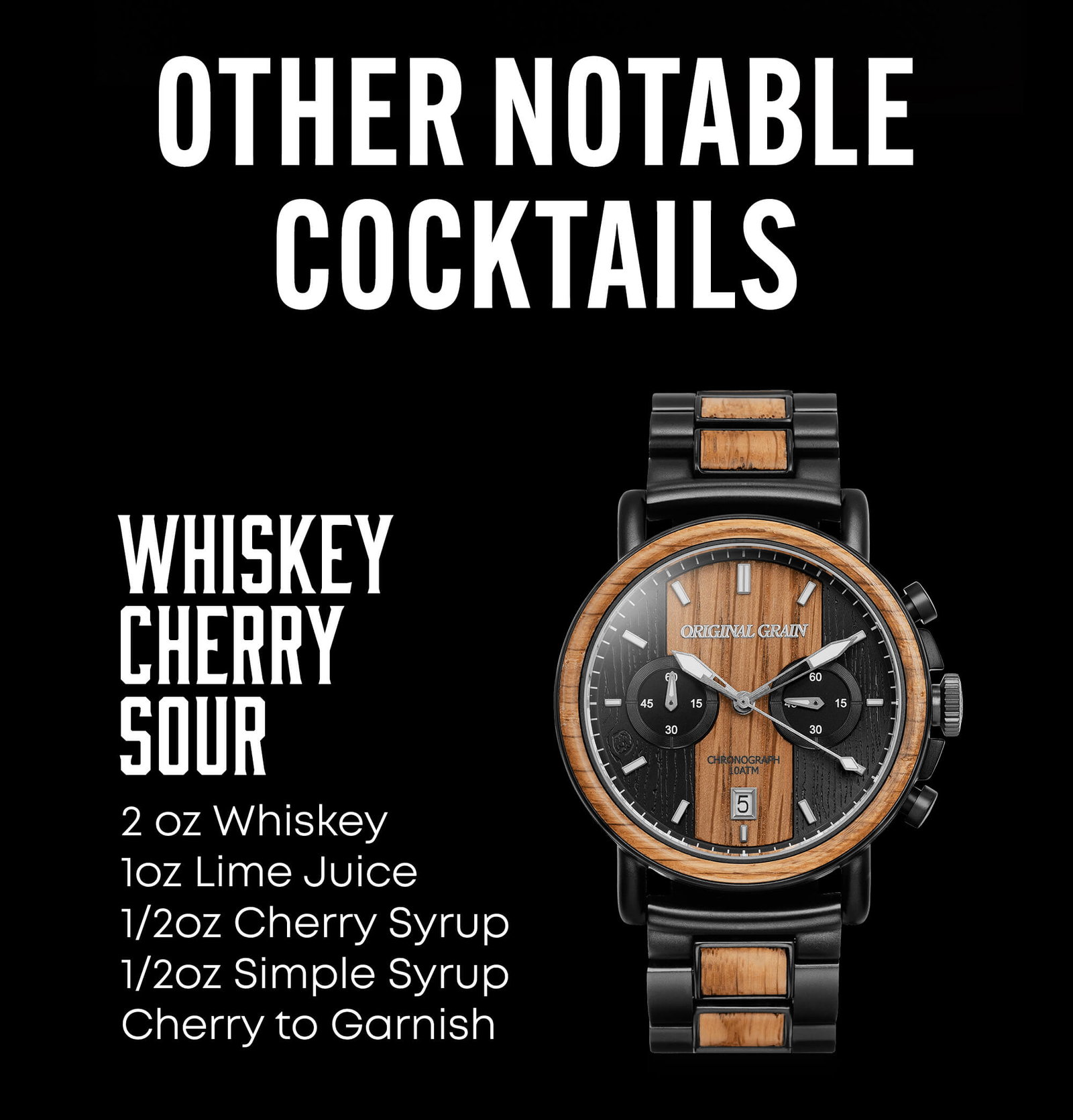 Whiskey Cherry Sour