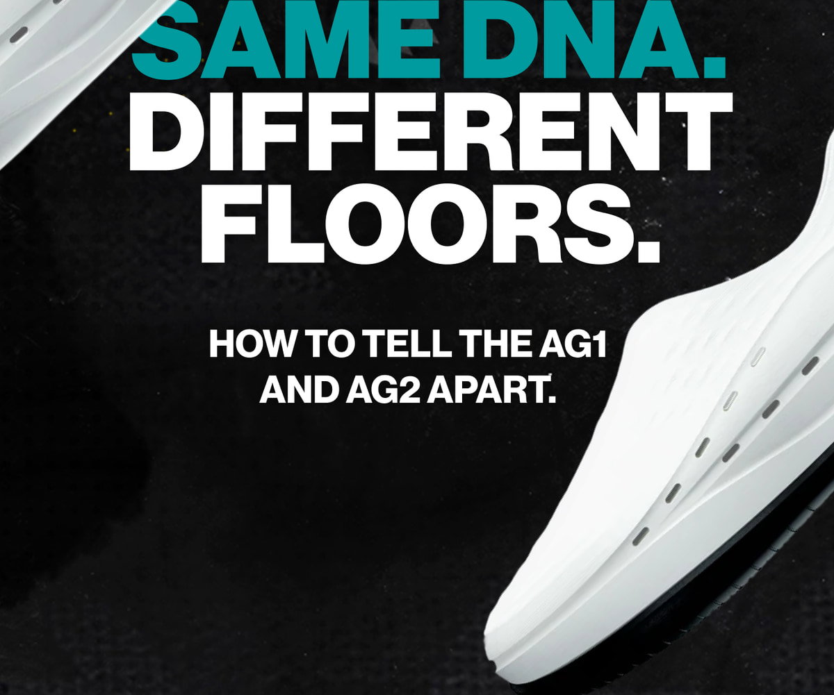 Same DNA. Different Floors. How to tell the AG1 and AG2 apart.
