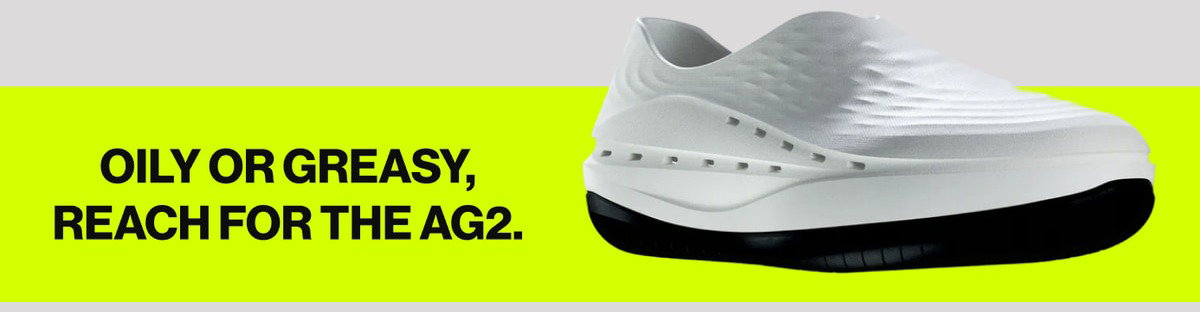 How to Choose — It Comes Down to Your Floor. Wet or Dry, the AG1 has you covered. Oily or Greasy, reach for the AG2.