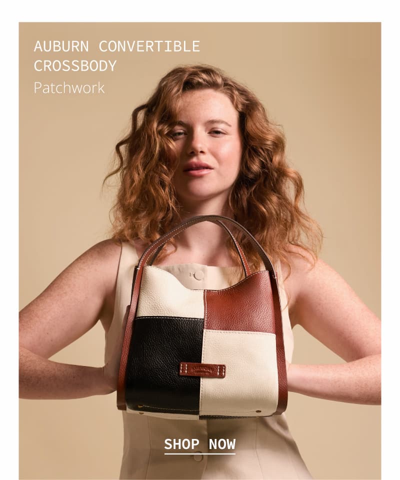 Auburn Convertible Crossbody Patchwork