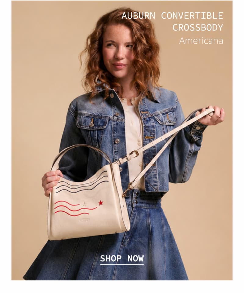 Auburn Convertible Crossbody Americana