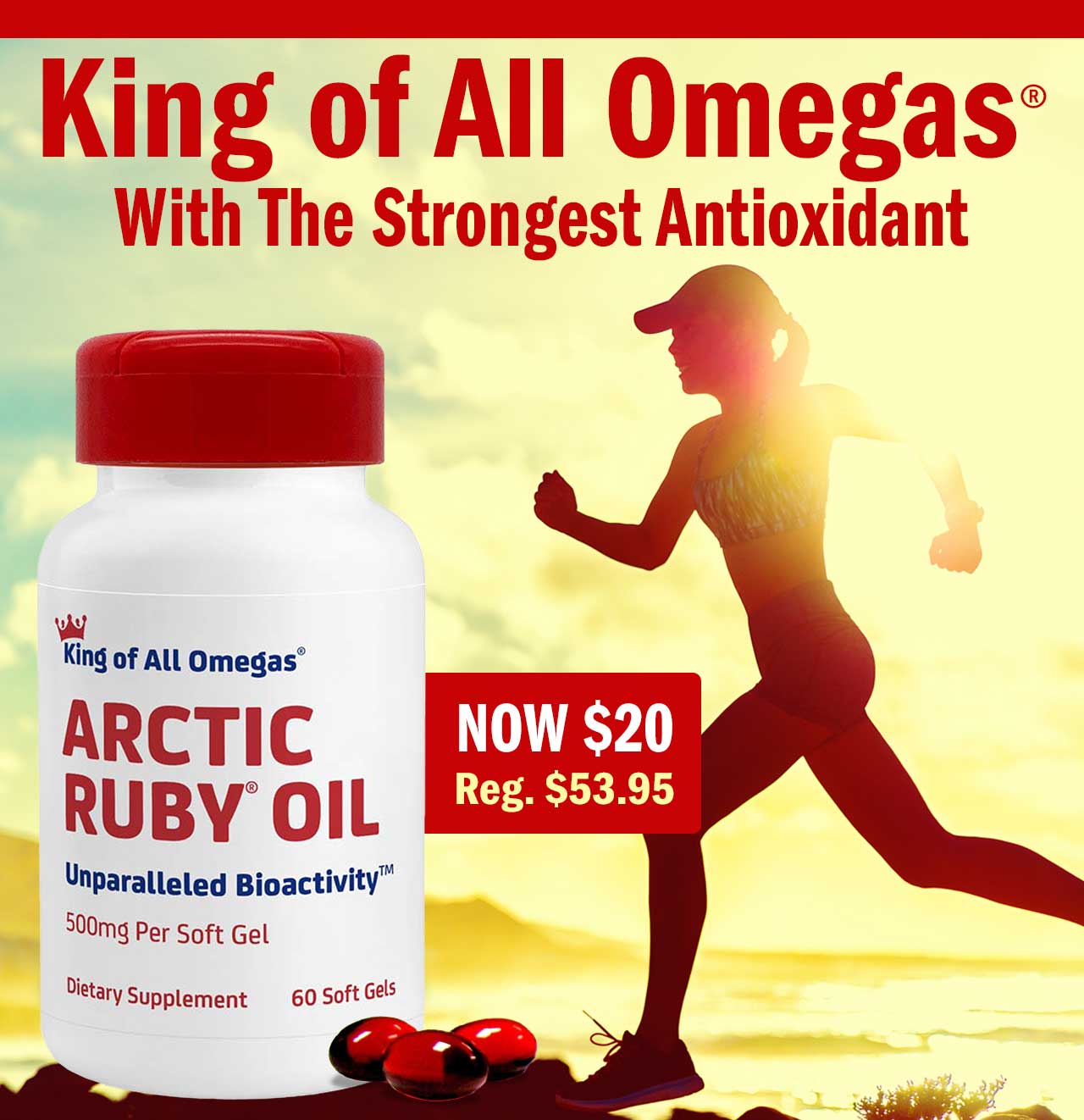 $20 per bottle (normally $53.95)
