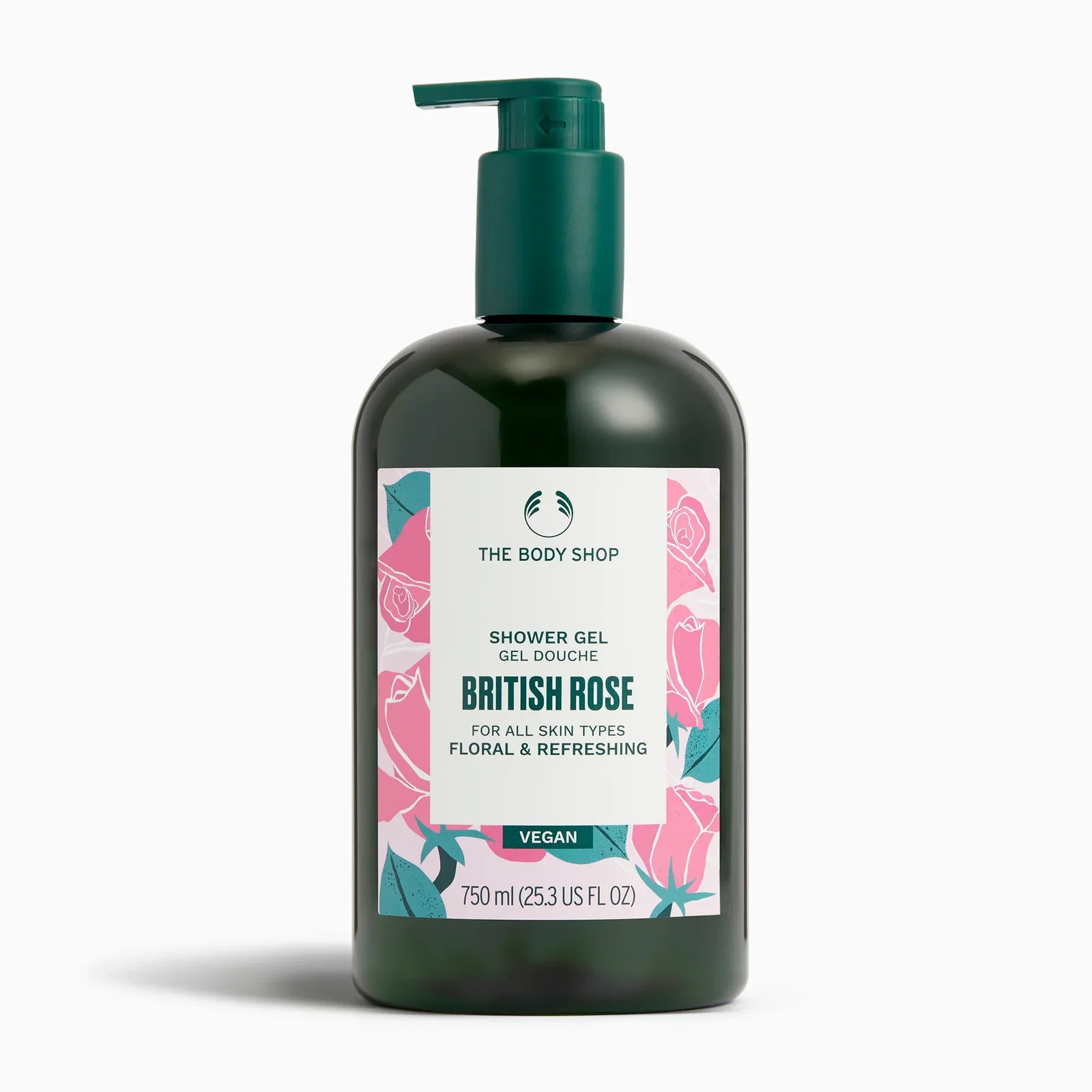 British Rose Shower Gel 750ml