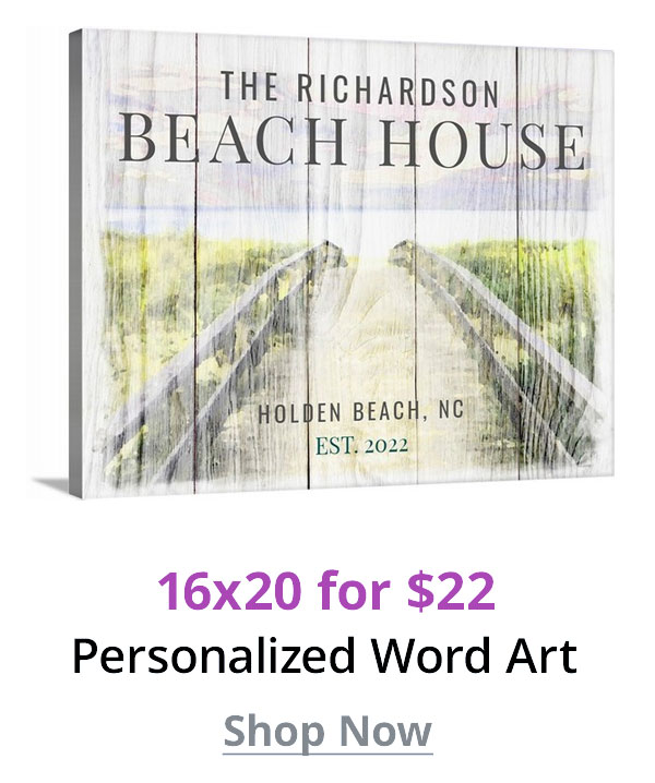 Personalized Word Art, 16x20 for $22 Shop Now