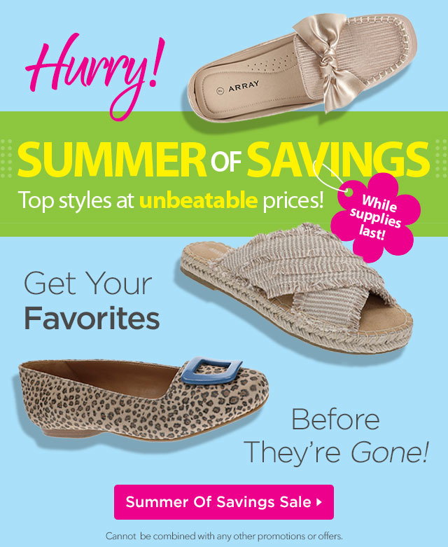 Shop Summer of Savings Sale