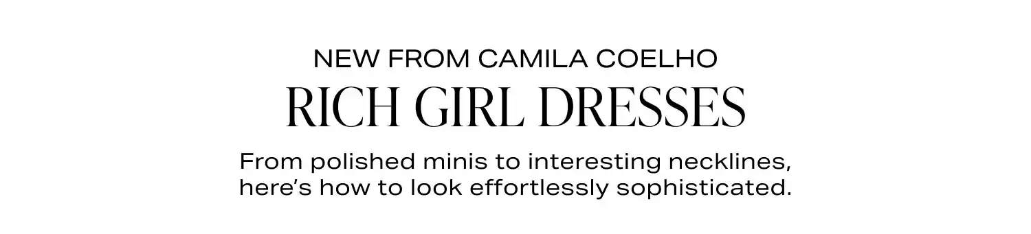 Shop Rich Girl Dresses