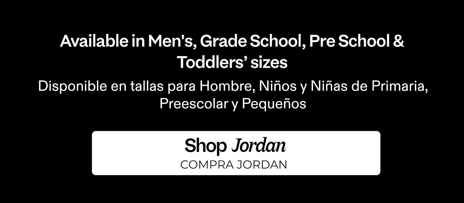 Shop all Jordan today!