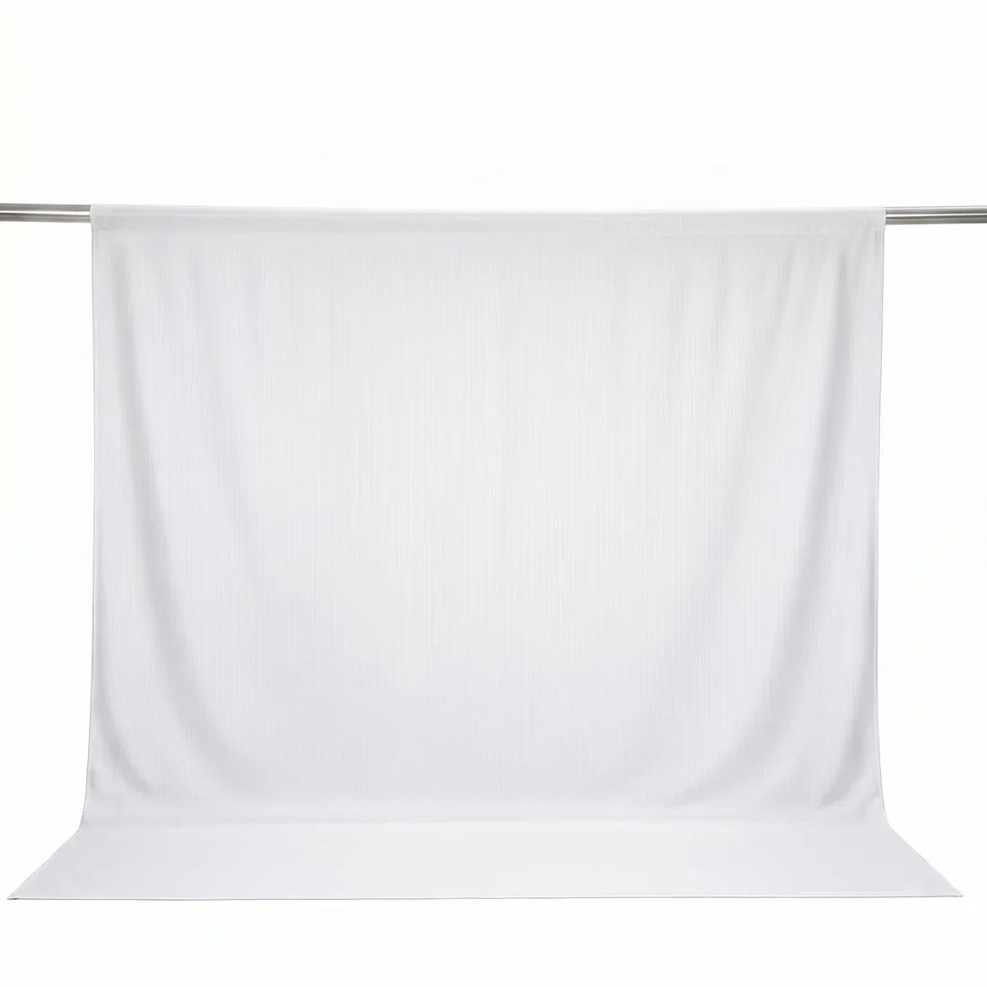 White Scuba Backdrop Curtain 10x10ft