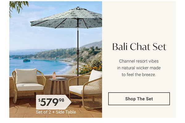 Bali Chat Set | Shop the Set >