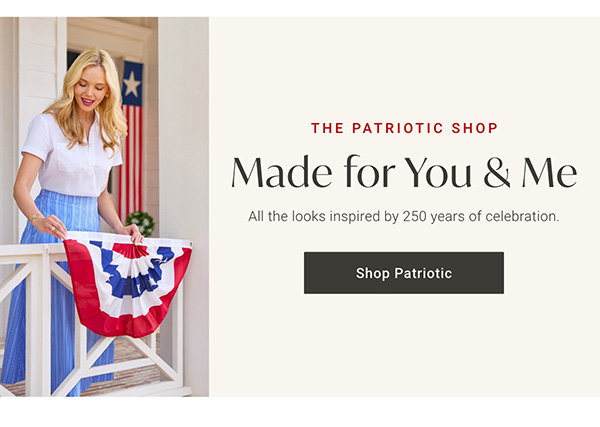 The Patriotic Shop - Made for You & Me - Shop Patriotic