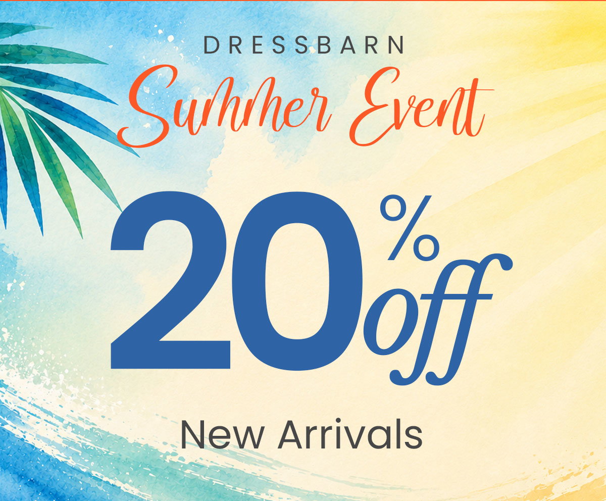 20% off new arrivals