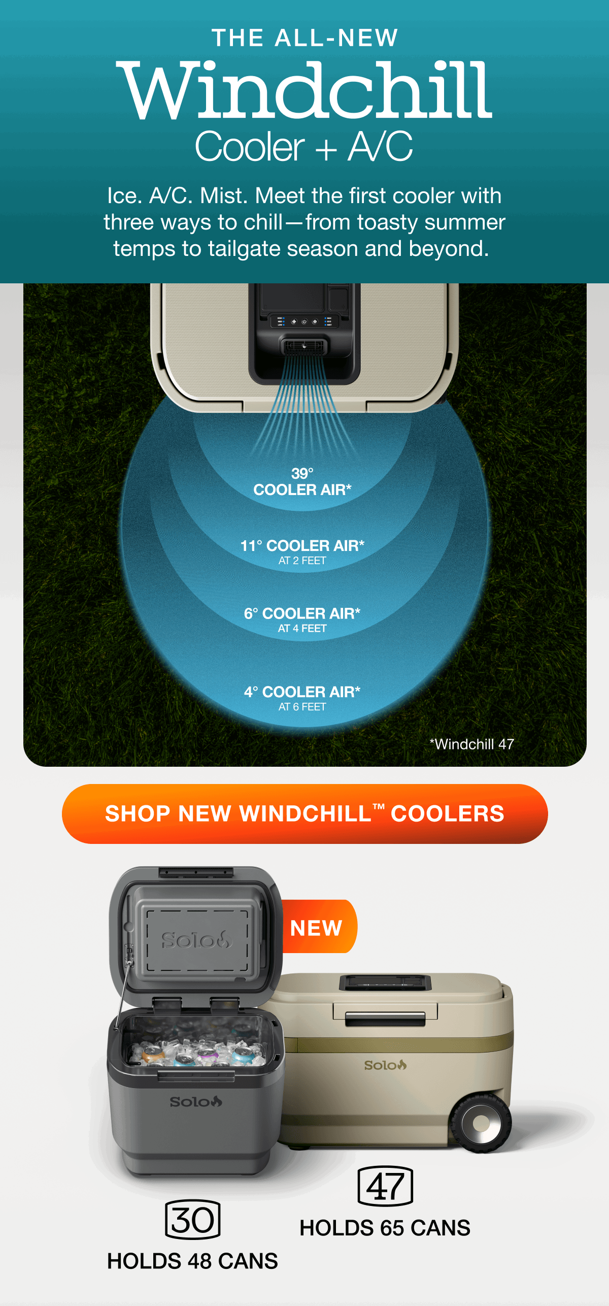 Windchill 30 Cooler + Mobile A/C