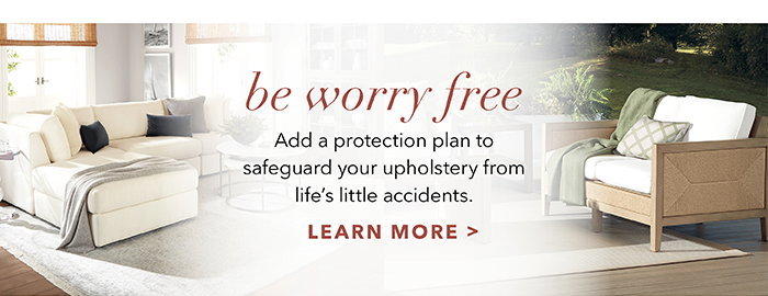 Be worry free | Learn more >