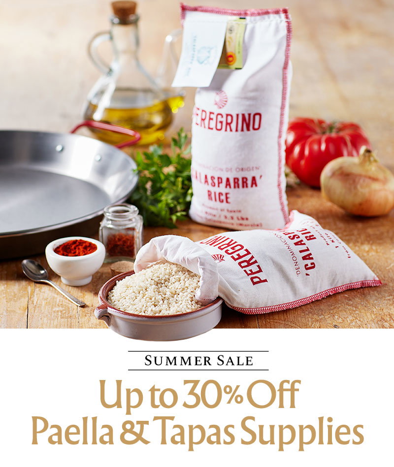 Summer Sale - Up to 30% Off Paella & Tapas Supplies