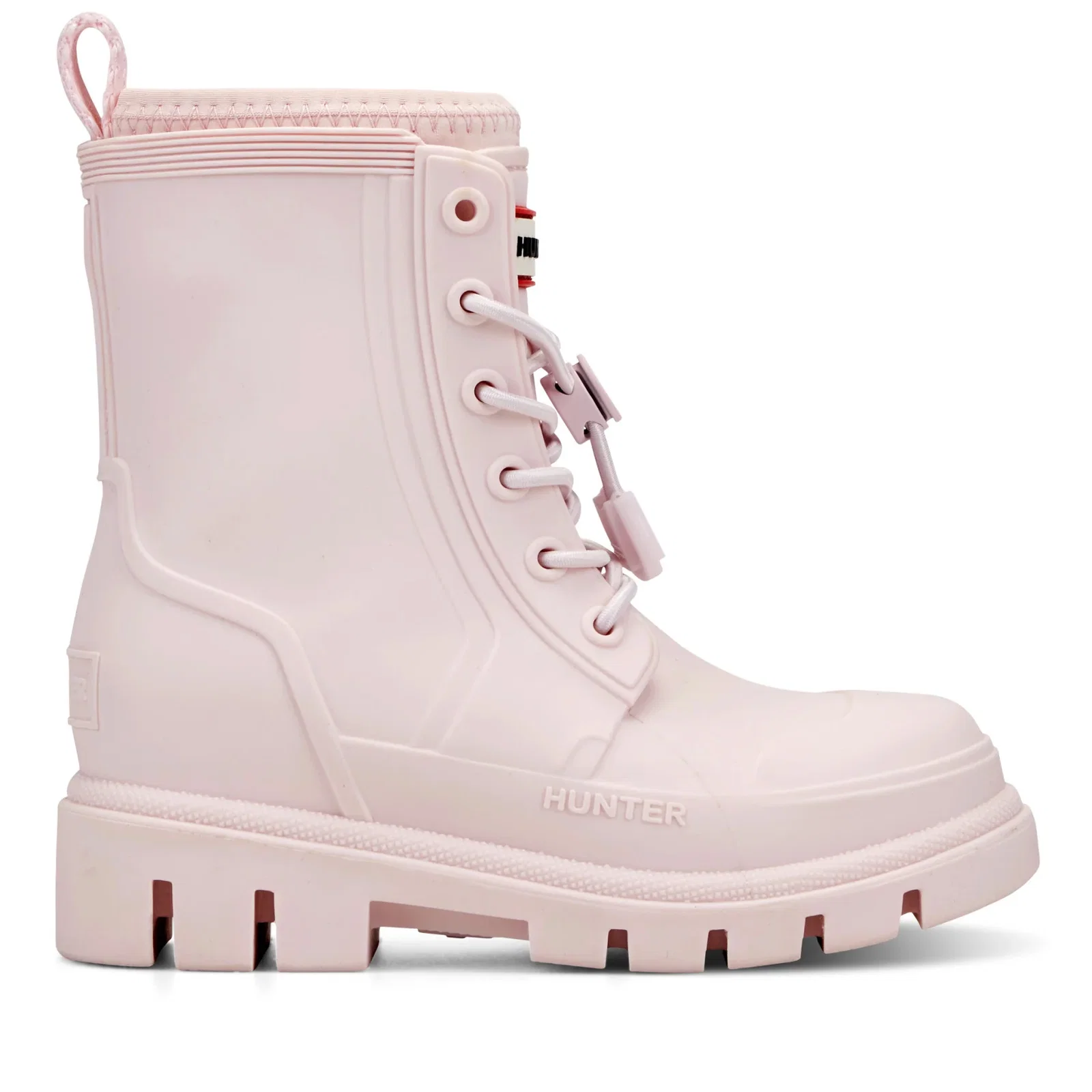 Image of Little Kids Stamp Lace-Up Waterproof Ankle Boots