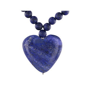 Blue Lapis Lazuli Sterling Silver Necklace
