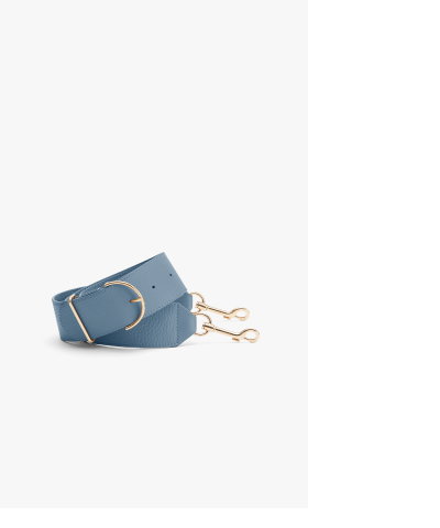 Adjustable Wide Strap Azure