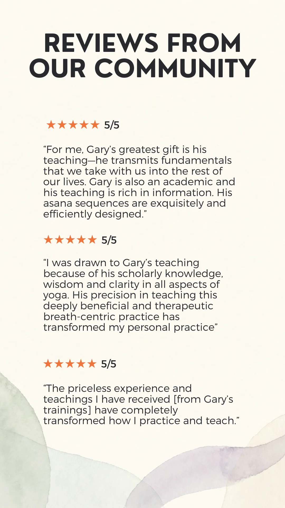Reviews From Our Community