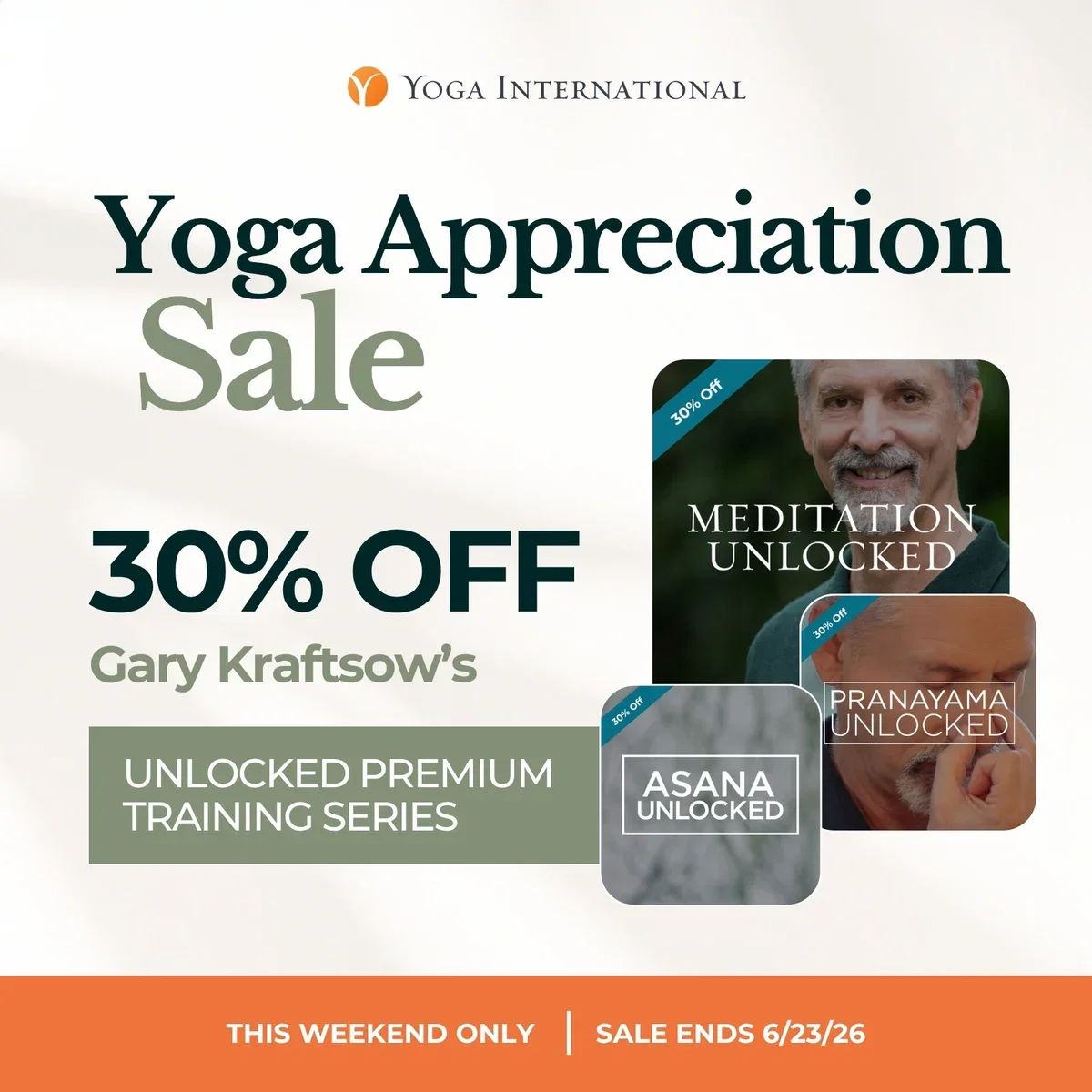 Yoga Appreciation Sale